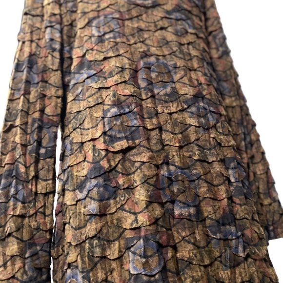 Vintage Pleats Collection Pings Imports Tunic Top - Picture 8 of 10